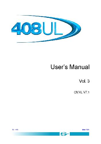 ﻿408UL Manuals - V7.1 - شماره 05-2003 - 408user3