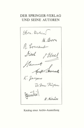 ﻿انتشارات اسپرینگر و نویسندگان آن