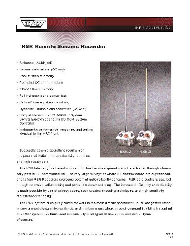 ﻿Input.Output Inc - Remote.Seismic.Recorder