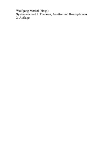 تغییر سیستم 1: تئوری ها ، رویکردها و مفاهیم تحقیقات انتقال