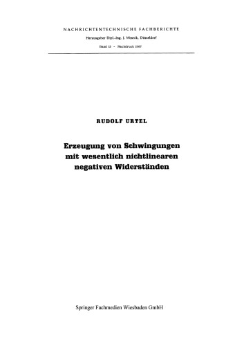 ﻿ایجاد نوسانات با مقاومت منفی اساسا غیر خطی