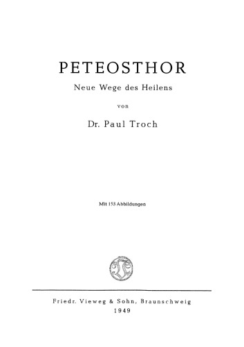 ﻿Peteosthor: راه های جدید شفا