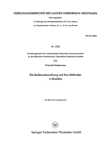 تحقیقات خاک و روشهای آن در برزیل