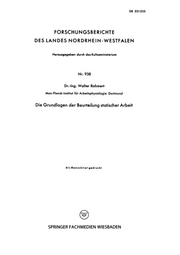 اصول ارزیابی کار استاتیک