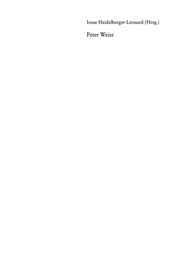 ﻿پیتر وایس: سؤالات جدید برای متون قدیمی