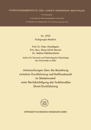 ﻿بررسی رابطه بین جریان خون و متابولیسم در عضله اسکلتی با در نظر گرفتن جریان خون شانت عملکردی
