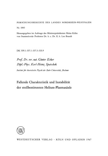 ﻿ویژگی سقوط و ناپایداری ستون پلاسمای هلیوم تعیین شده با شوک