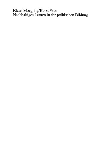 ﻿یادگیری پایدار در تربیت سیاسی: یادگیری برای جامعه آینده