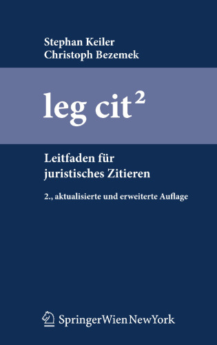 leg cit2: راهنمای استناد قانونی