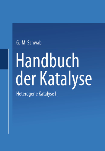 کتاب راهنمای تجزیه و تحلیل: دوره چهارم: ناهمگن کاتالیز I