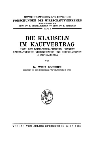 ﻿بندهای قرارداد خرید: با توجه به کاربردهای آلمانی زبان انجمن ها و شرکت های تجاری در اروپای مرکزی