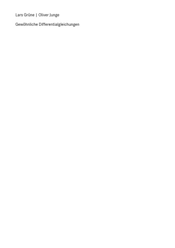 ﻿معادلات دیفرانسیل معمولی: مقدمه ای از دیدگاه سیستم های دینامیکی