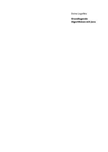 ﻿الگوریتم های پایه با جاوا: از الگوریتم تا برنامه تمام شده - کتاب یادگیری و کار برای دانشمندان کامپیوتر و ریاضیدانان