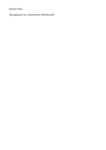 ﻿کتاب تمرین ریاضیات عددی: مسائل، راه حل ها و کاربردها