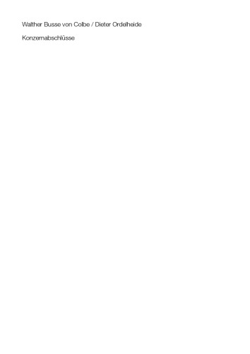 صورتهای مالی تلفیقی: تمریناتی برای حسابداری مطابق با IFRS و HGB