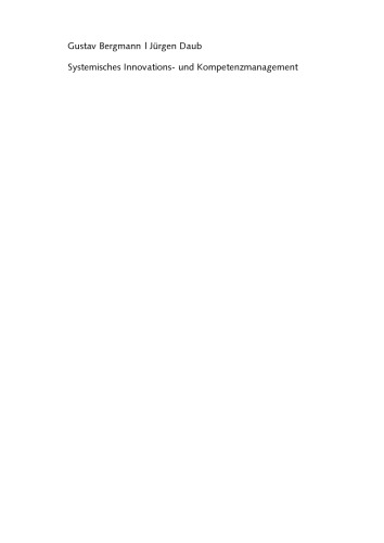 ﻿نوآوری سیستمی و مدیریت صلاحیت ها: مبانی - فرایندها - چشم اندازها