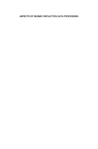 ﻿جنبه های پردازش داده های بازتاب لرزه ای