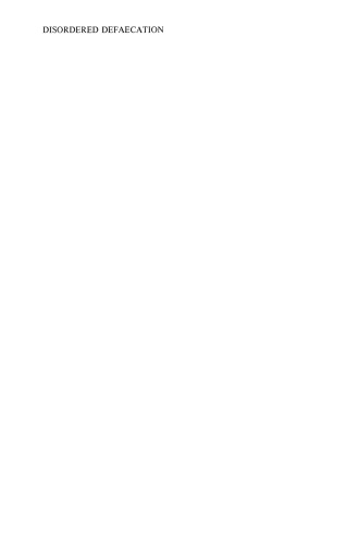 ﻿Defaecation اختلال: نظر فعلی در مورد تشخیص و درمان