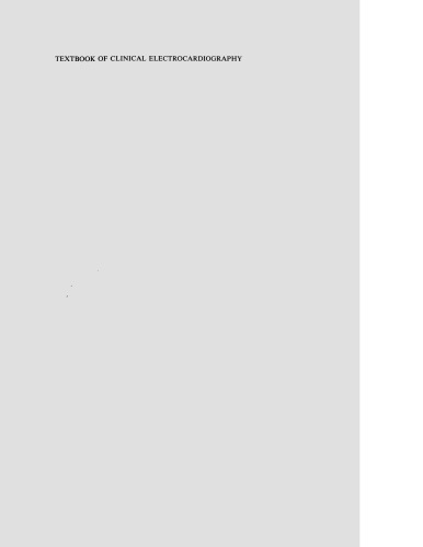کتاب درسی الکتروکاردیوگرافی بالینی