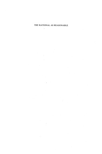 ﻿عقل به عنوان معقول: رساله ای در توجیه حقوقی