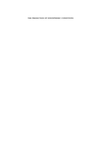 پیش بینی شرایط یونوسفر