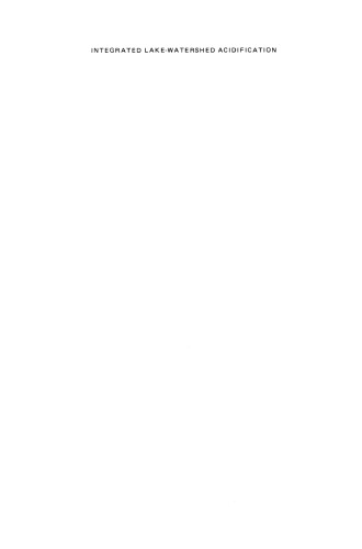 ﻿اسیدی شدن یکپارچه دریاچه-حوضه آبخیز