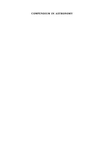 Compendium in Astronomy: جلد اختصاصی به استاد جان زانتاکیس به مناسبت تکمیل بیست و پنج سال فعالیت علمی به عنوان همکار آکادمی ملی آتن