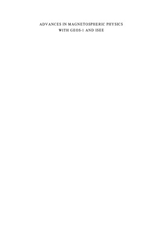 پیشرفت در فیزیک مگنتوسپریک با GEOS-1 و ISEE