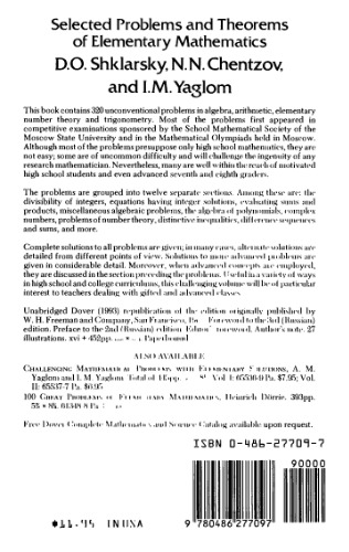 ﻿کتاب مسائل المپیاد اتحاد جماهیر شوروی: مسائل و قضایای منتخب ریاضیات ابتدایی