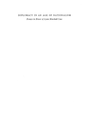 ﻿دیپلماسی در عصر ناسیونالیسم: مقالاتی به افتخار مورد لین مارشال