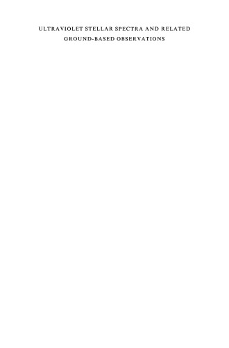 طیف های ستاره ای فرابنفش و مشاهدات مبتنی بر زمین
