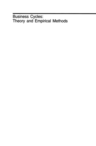 چرخه های تجاری: روش های تئوری و تجربی