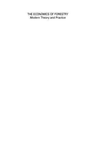 ﻿اقتصاد جنگلداری: نظریه و عمل مدرن