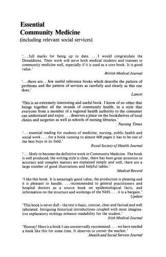 پزشکی ضروری جامعه: از جمله خدمات اجتماعی مربوطه