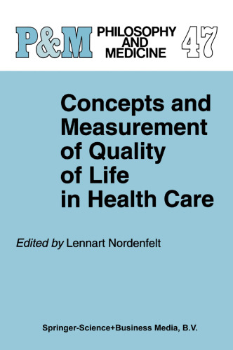 ﻿مفاهیم و اندازه گیری کیفیت زندگی در مراقبت های بهداشتی