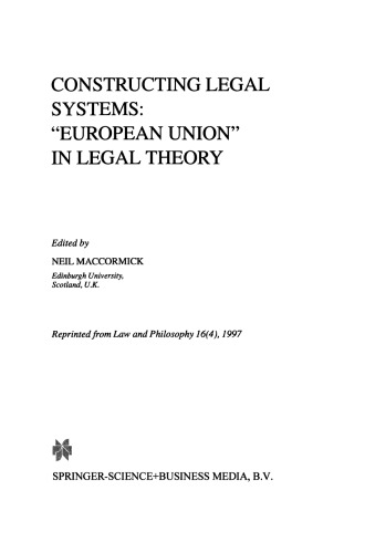 ساخت سیستم های حقوقی: 