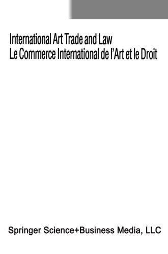 تجارت بین المللی هنر و قانون / Le Commerce International de l’Art et le Droit