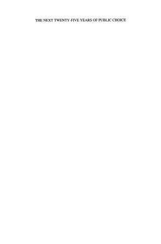 بیست و پنج سال آینده انتخاب عمومی