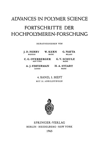 ﻿Fortschritte der Hochpolymeren-Forschung