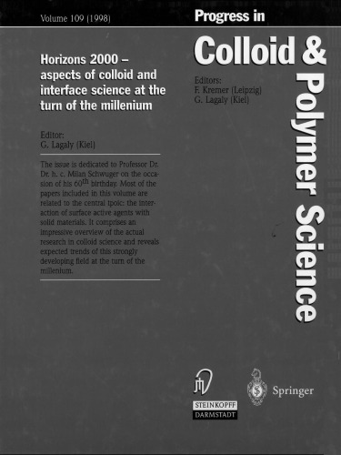 ﻿Horizons 2000 - جنبه های علوم کلوئیدی و رابط کاربری در آغاز هزاره