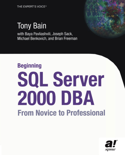 شروع SQL Server 2000 DBA: از تازه وارد به حرفه ای