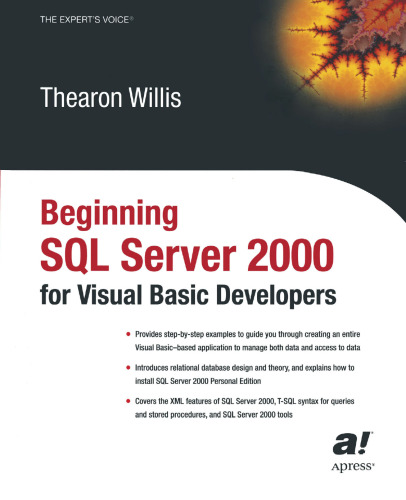 شروع SQL Server 2000 برای توسعه دهندگان ویژوال بیسیک
