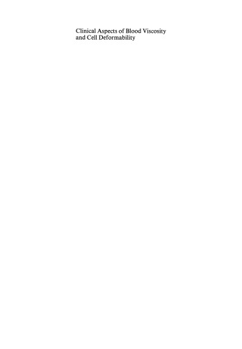 جنبه های بالینی ویسکوزیته خون و تغییر شکل سلول