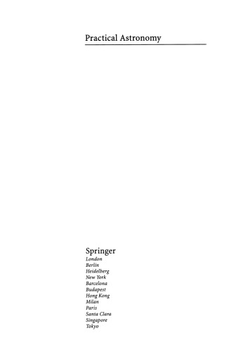 ﻿تلسکوپ ها و تکنیک ها: مقدمه ای در نجوم عملی