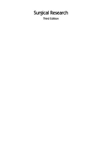 ﻿تحقیقات جراحی: اصول اولیه و عملکرد بالینی