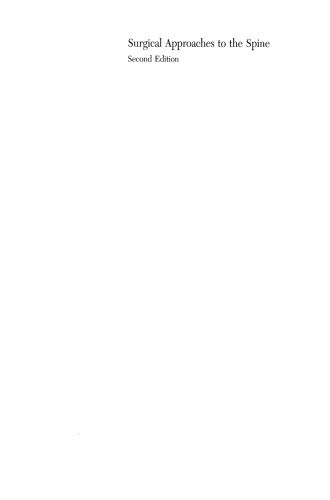 ﻿رویکردهای جراحی ستون فقرات