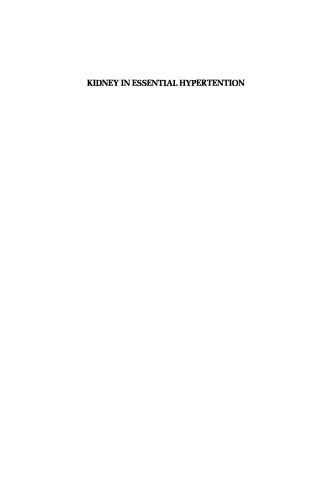 ﻿کلیه در فشار خون اساسی: مجموعه مقالات دوره فشار خون در کلیه در نیواورلئان ، لوئیزیانا ، 18 تا 19 مارس 1983
