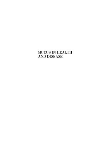 ﻿مخاط در بهداشت و بیماری