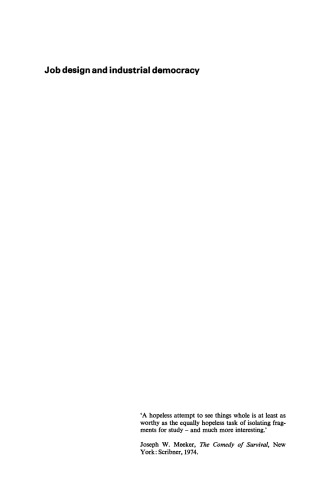 ﻿طراحی شغل و دموکراسی صنعتی: مورد نروژ