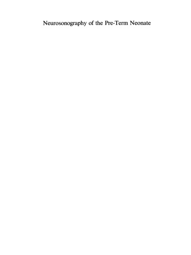 نوروسونوگرافی نوزاد پیش از موعد